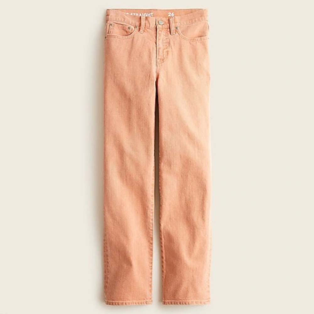 High-rise '90s classic straight jean in Rosebud wash